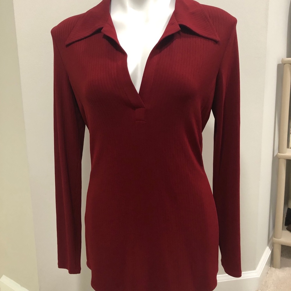 Red Long Top